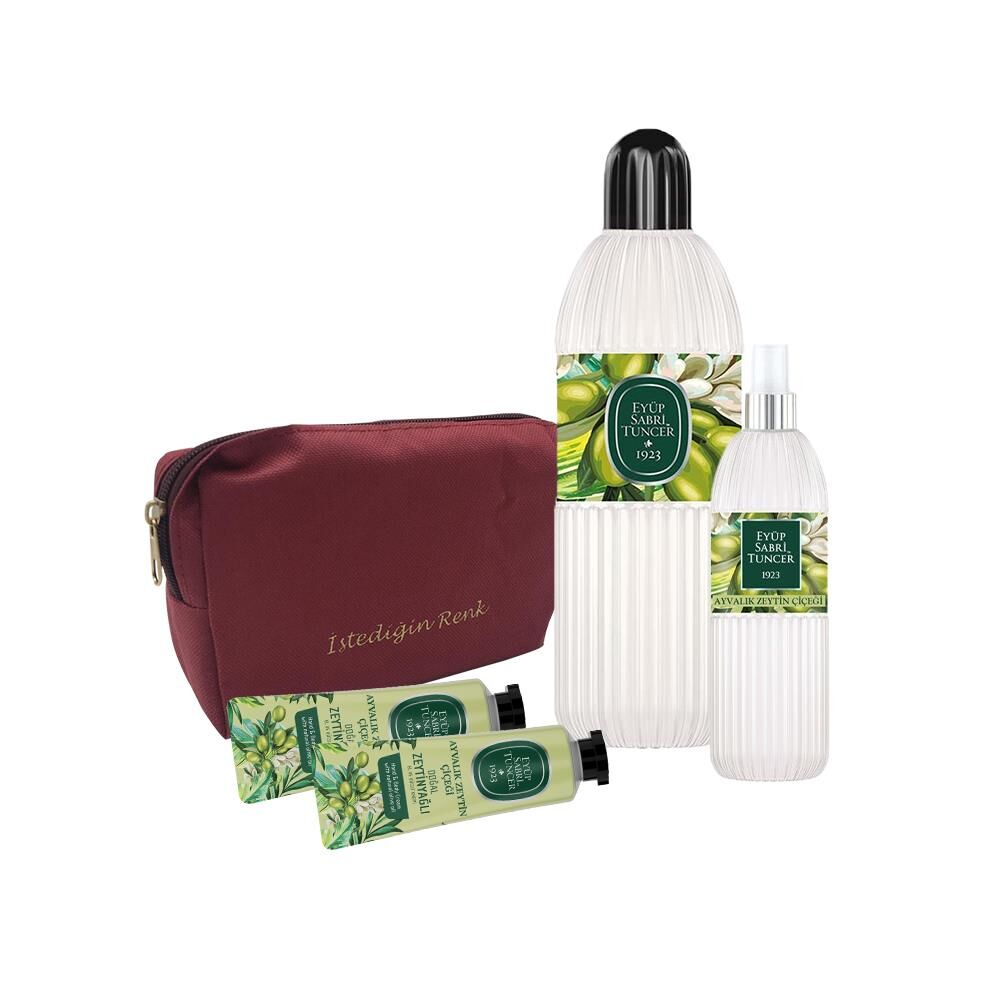 Eyüp Sabri Tuncer Ayvalık Zeytin Çiçeği Seti, Slogan Çanta Hediyeli