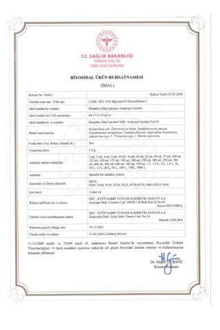 Eyüp Sabri Tuncer Labs El Dezenfektanı 125 ml x 3