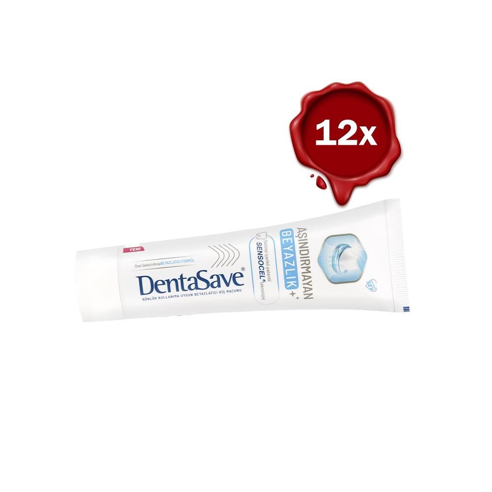 Dentasave Aşındırmayan Beyazlık 75 ml x 12