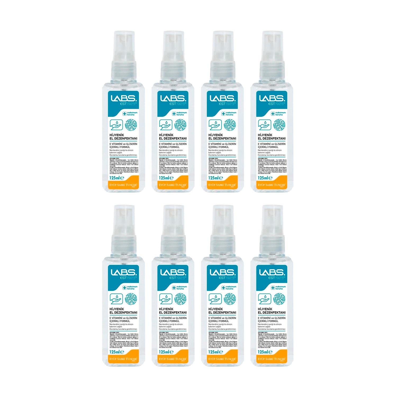 Eyüp Sabri Tuncer Labs El Dezenfektanı 125 ml x 8 Adet