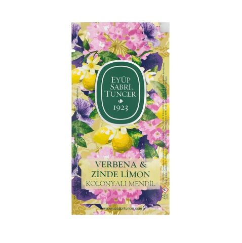 150'li Eyüp Sabri Tuncer Verbena & Zinde Limon 5 paket Koloyalı Mendil ve Rosie Koku