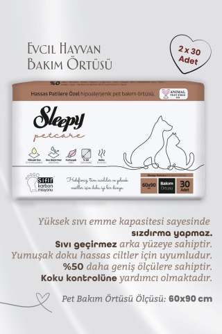 Evcil Hayvan Mendili 360 Adet ve 60'lı Bakım Örtüsü