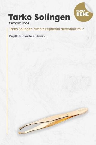 Tarko Solingen Cımbız 7336 İnce