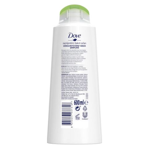 Dove Avokado ve Kalendula Özlü Şampuan 600 ML