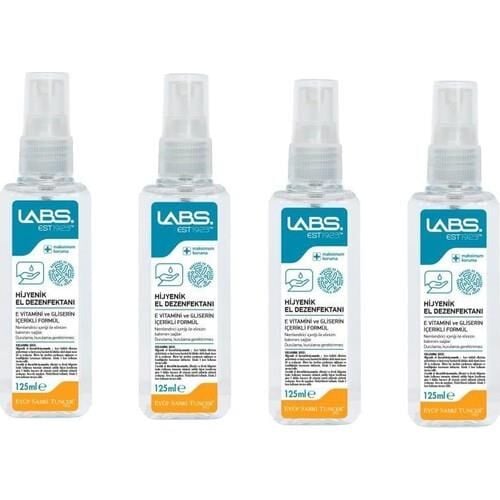 Eyüp Sabri Tuncer Labs El Dezenfektanı 125 ml x 4