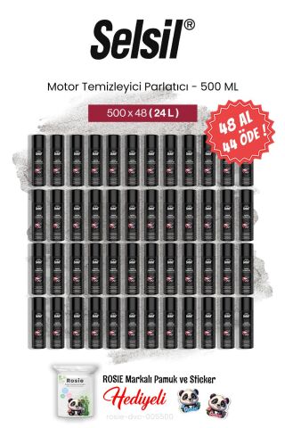 Selsil 48 AL 44 ÖDE 500 ml Motor Temizleyici Parlatıcı, ve rosie pamuk