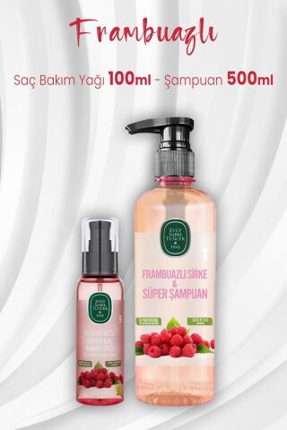 Eyüp Sabri Tuncer Frambuazlı Saç Yağı 100 ml Ve Şampuan 500 ml