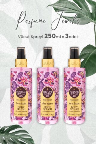 Eyüp Sabri Tuncer Pj Body Splash Love Kisses 250 ml x 3 Adet