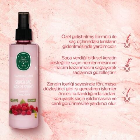 Eyüp Sabri Tuncer Sirke Frambuaz Sprey 2 x 210 ml ve ROSIE makyaj pamuğu