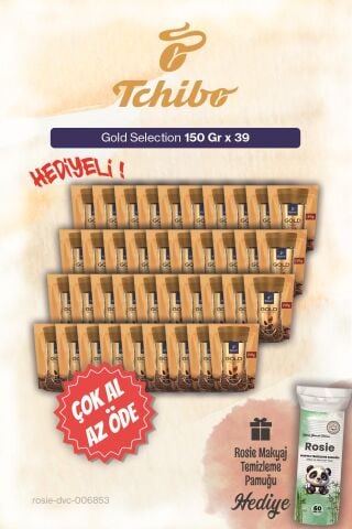 Tchibo 150 Gr Gold Selection 39'lu Çok Al Az Öde Çözünebilir Kahve ve Pamuk