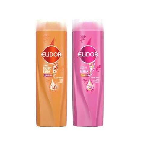 Elidor Superblend Saç Bakım Şampuanı Güçlü Parlak Saçlar ve Onarıcı Bakım
