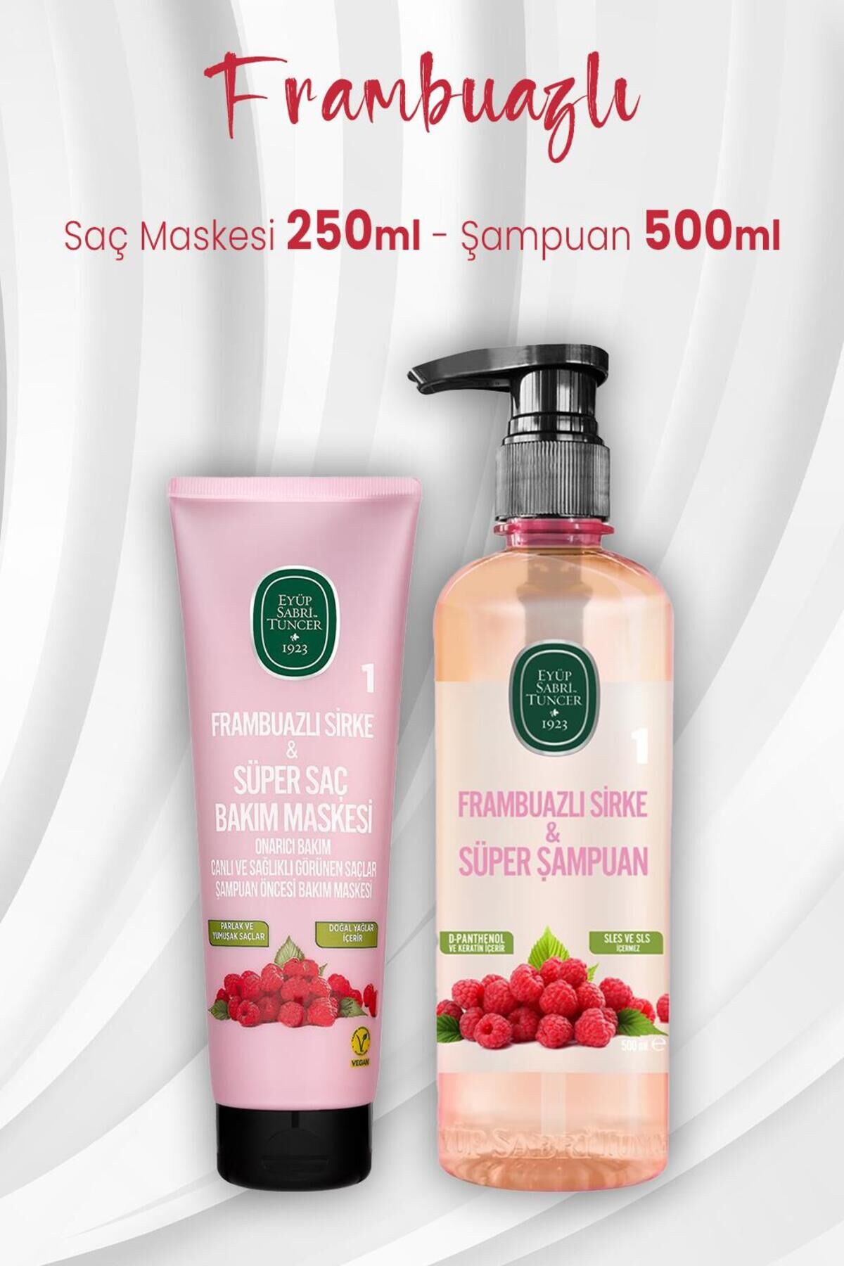 Eyüp Sabri Tuncer Frambuazlı Saç Maskesi 250 ml ve Şampuan 500 ml