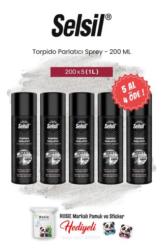 Selsil 5 AL 4 ÖDE Torpido Parlatıcı Sprey, 200 ml ve rosie pamuk