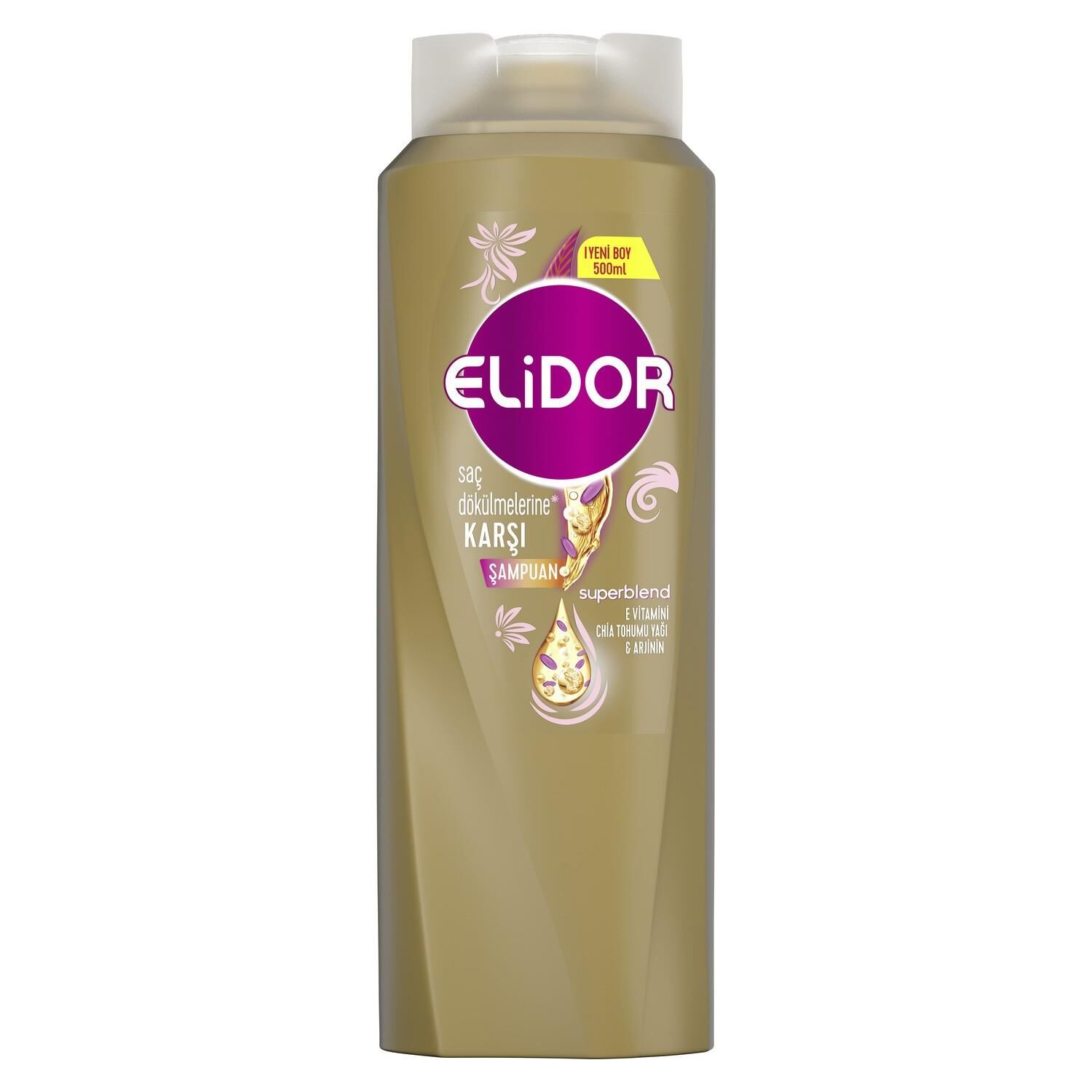 Elidor Superblend Saç Bakım Şampuanı Saç Dökülmelerine Karşı E Vitamini 500 ML