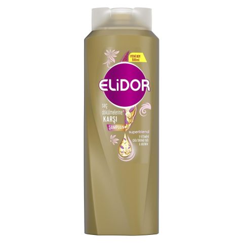 Elidor Superblend Saç Bakım Şampuanı Saç Dökülmelerine Karşı E Vitamini 500 ML