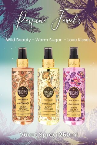 Eyüp Sabri Tuncer Vücut Spreyi Wild Beauty, Warm Sugar ve Love Kisses