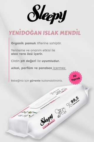 Yenidoğan Islak Mendil 7 AL 6 Öde Hediyeli
