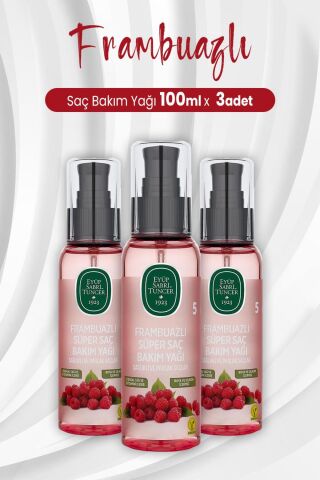 Eyüp Sabri Tuncer Frambuazlı Süper Saç Bakım Yağı 100 ml x 3 Adet