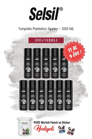 Selsil Motor Torpido Parlatıcı Sprey, 200 ml, 11 AL 9 ÖDE ve rosie pamuk