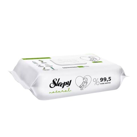 Sleepy Natural Yenidoğan Islak Bebek Havlusu 60'lı