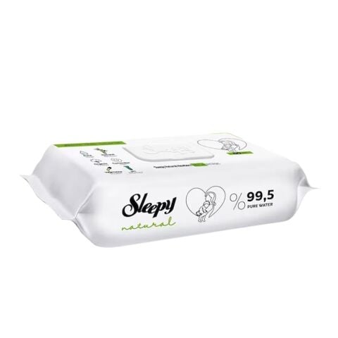 Sleepy Natural Yenidoğan Islak Bebek Havlusu 60'lı