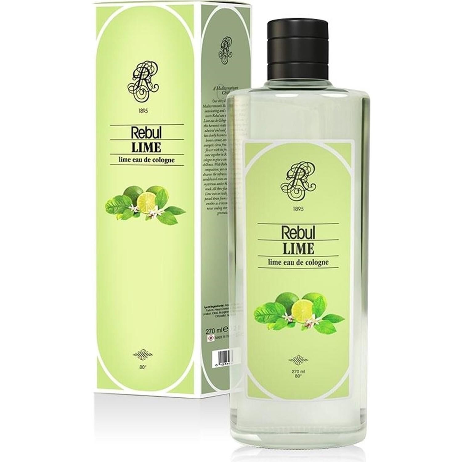 Rebul Lime Cam Şişe Kolonya 250 ml