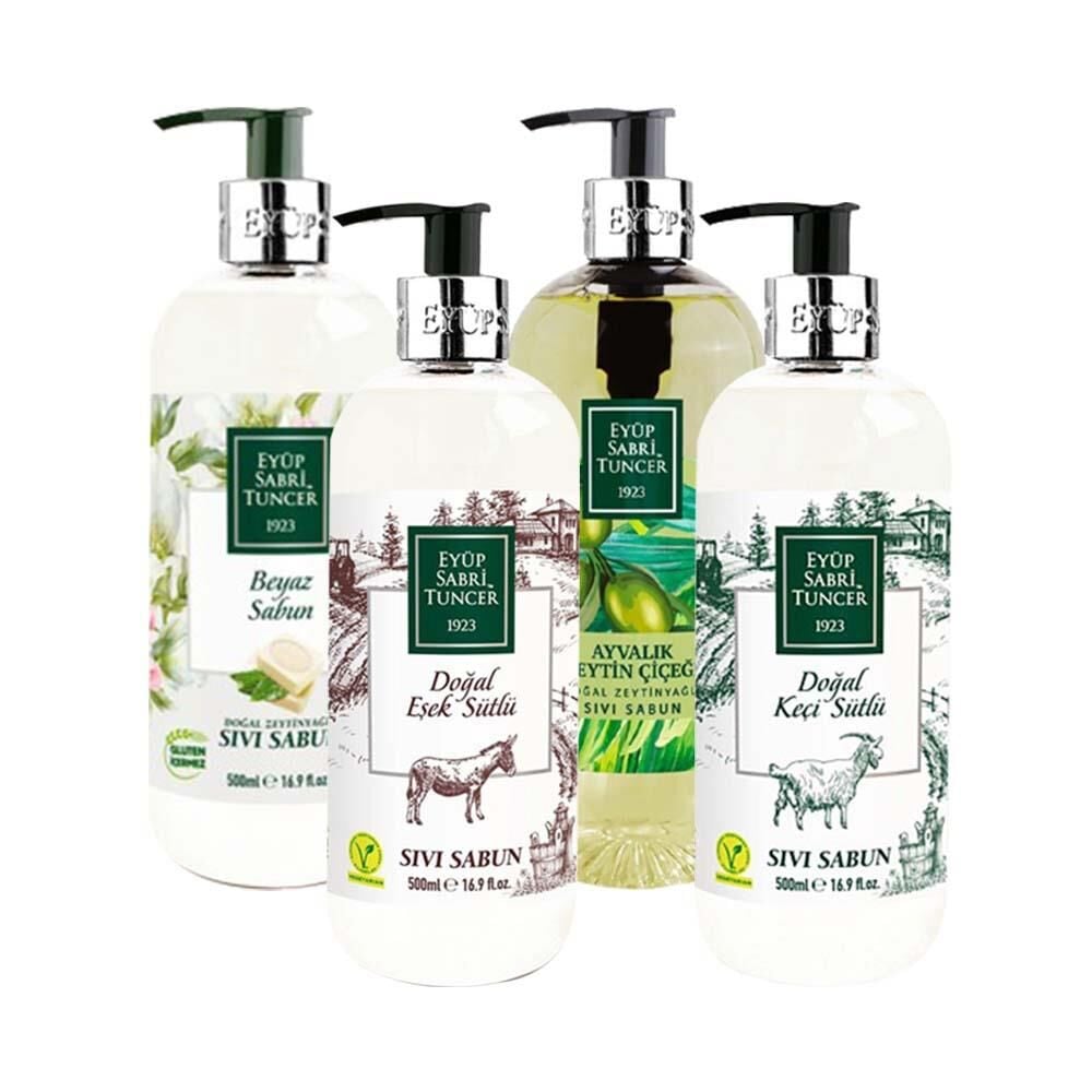 Eyüp Sabri Tuncer Beyaz, Zeytin Çiçeği, Eşek Ve Keçi Sütlü Sıvı Sabun