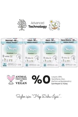 9 AL 8 ÖDE Sleepy Bio Natural Hijyenik Ped Gece 30'lu ve ROSIE oda kokusu