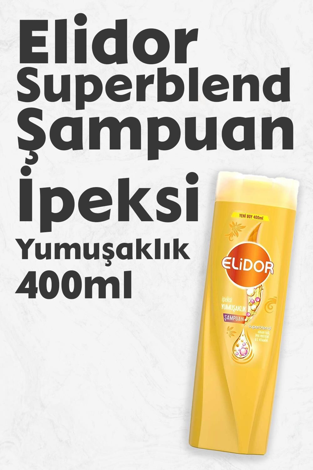 Elidor Superblend Şampuan İpeksi Yumuşaklık 400 ml