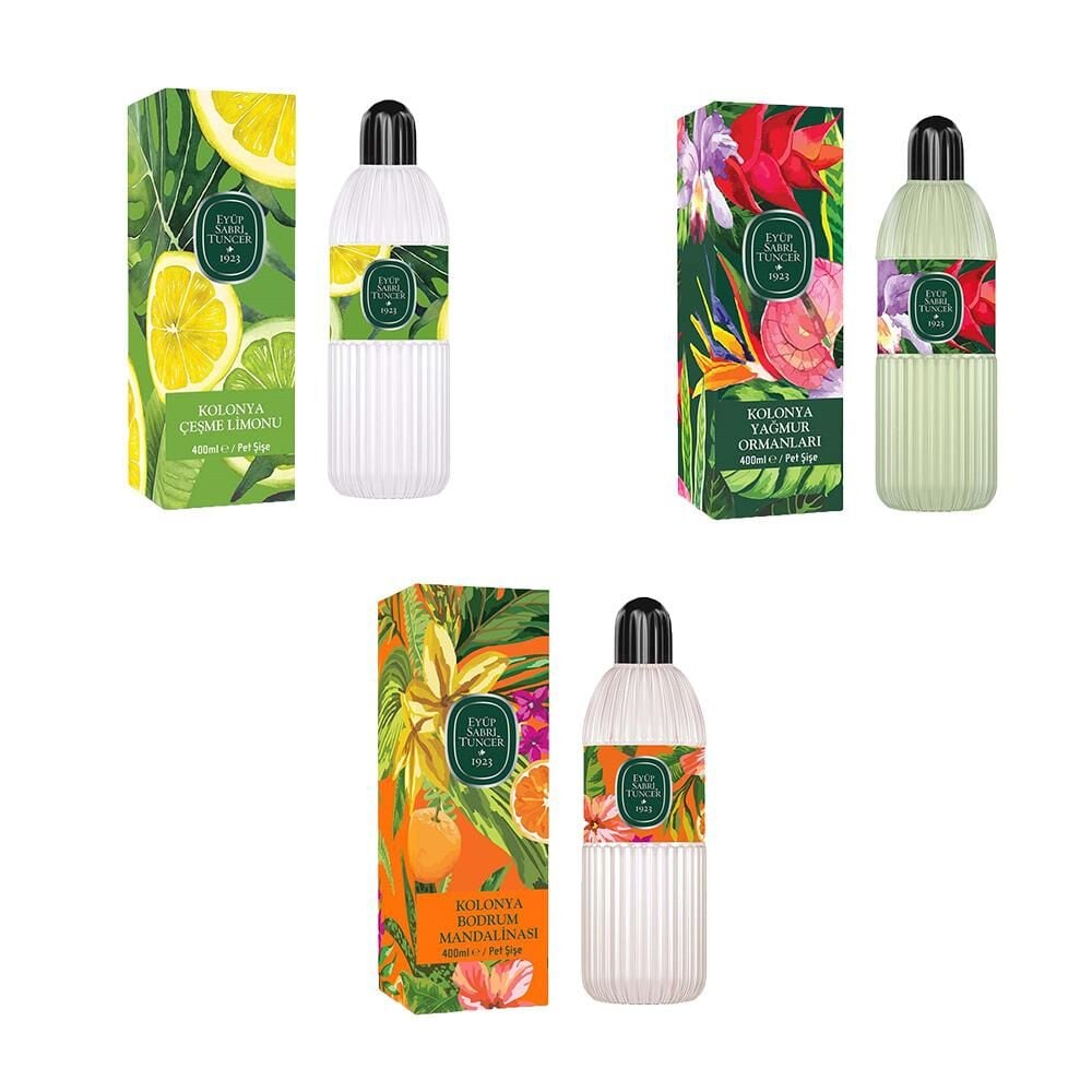 Eyüp Sabri Tuncer Kolonya Bodrum Mandalinası, Çeşme Limonu ve Yağmur Ormanları