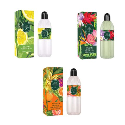 Eyüp Sabri Tuncer Kolonya Bodrum Mandalinası, Çeşme Limonu ve Yağmur Ormanları