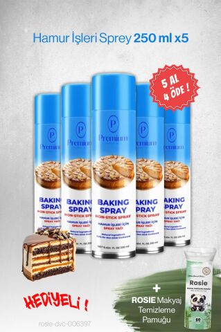 Premium Hamur İşleri 250 ML, 5 AL 4 ÖDE Hediyeli