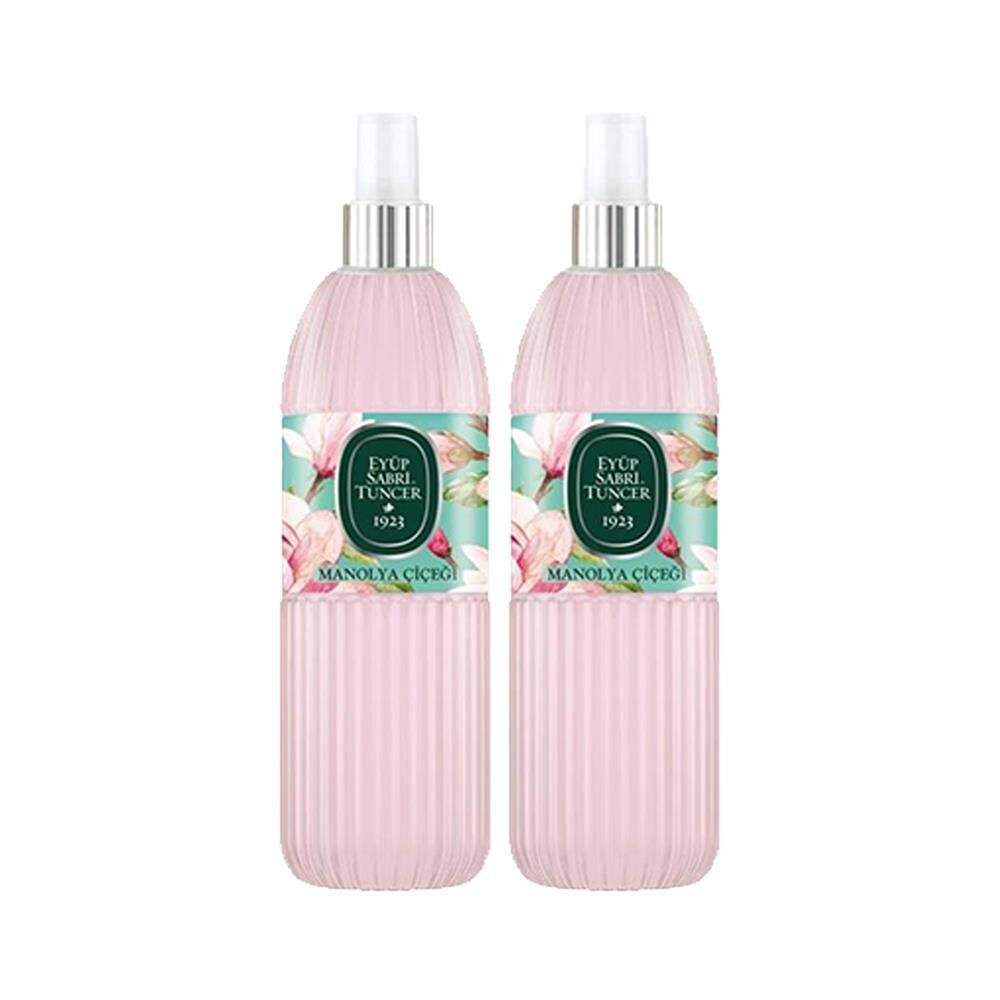 Eyüp Sabri Tuncer Manolya Çiçeği Kolonyası Silindir Pet Sprey Şişe 150 ML x 2 Adet