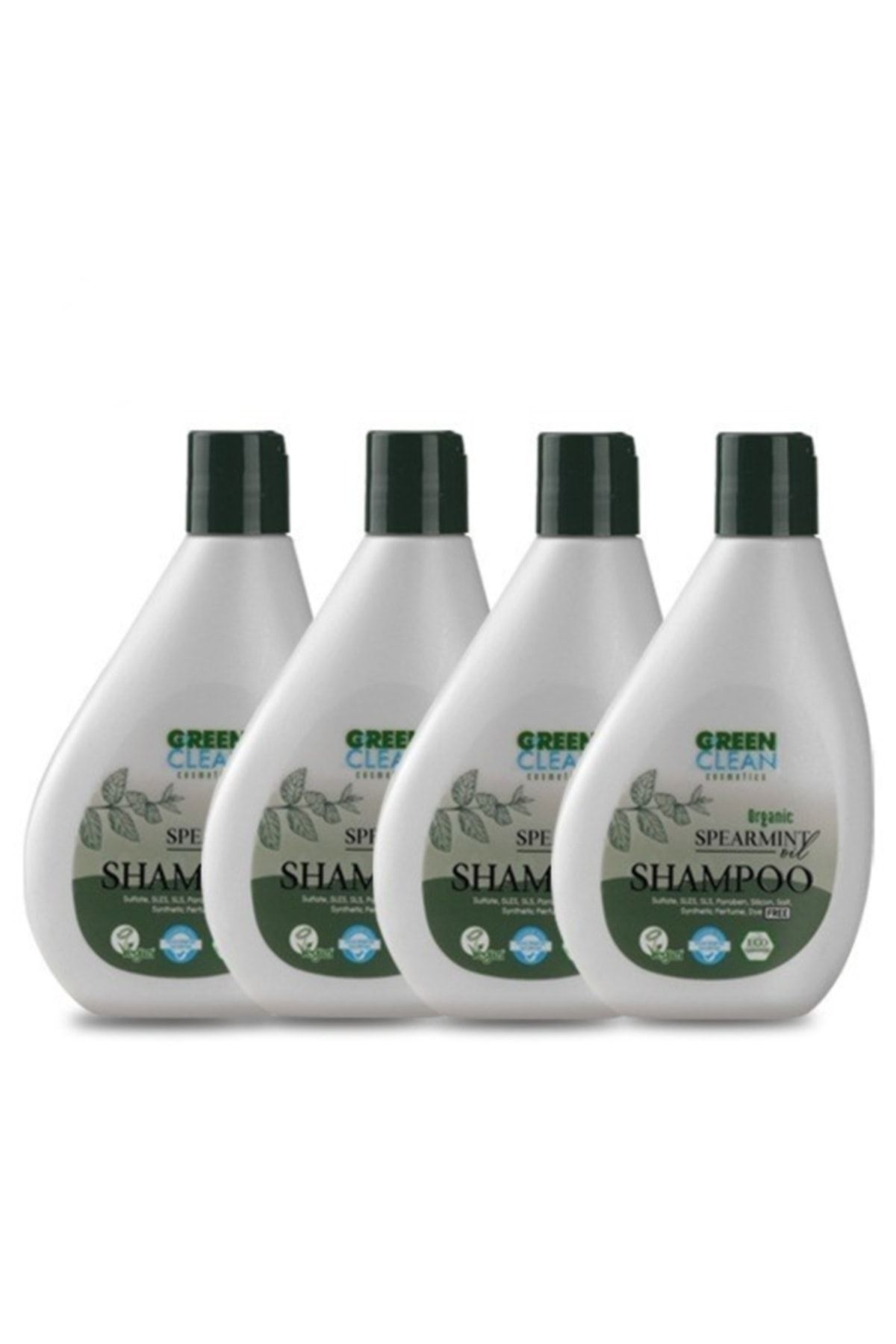 Green Clean Şampuan Seti 4'lü - Nane 275 Ml