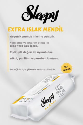 Sleepy Extra Islak Bebek Havlusu 25 AL 23 Öde Hediyeli
