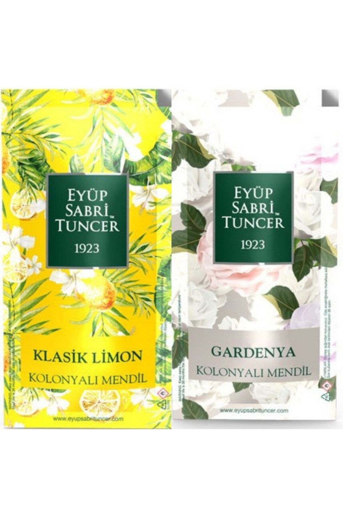 Eyüp Sabri Tuncer Kolonyalı Mendil Gardenya ve Klasik Limon 300 Adet