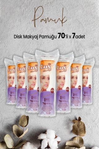 Lux Disk Makyaj Pamuğu 70'li x 7 Adet