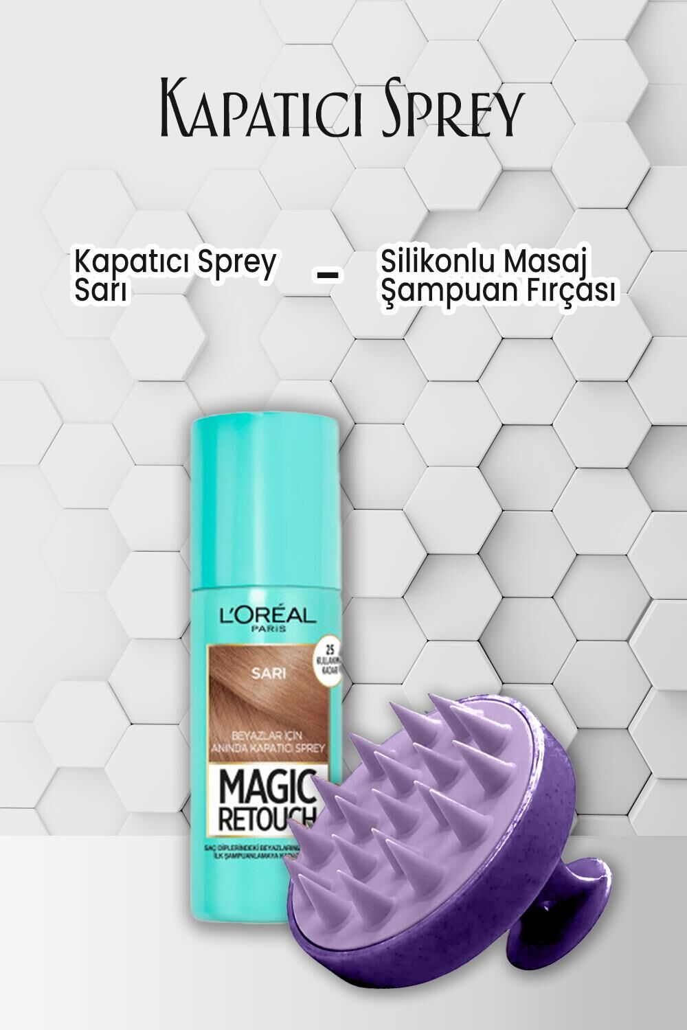 Loreal Paris Saç Spreyi Kapatıcı Sarı 75 ml