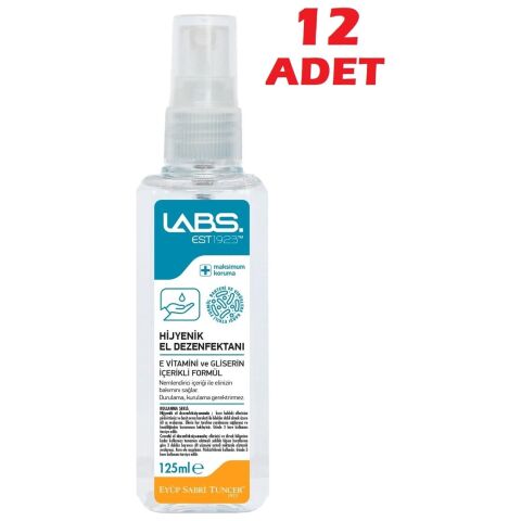 Eyüp Sabri Tuncer Labs El Dezenfektanı 125 ml x 12