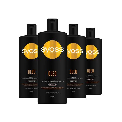 Syoss OLeo 21 Derinlemesine Bakım Şampuan 500 Ml x 4
