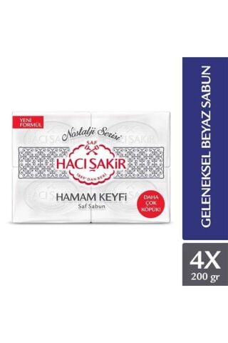 Hacı Şakir Hamam Keyfi Saf Sabun 4'lü 200 g