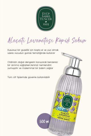 Sabun Paket 500 ML Alaçatı Lavantası Köpük, Japon Kiraz Çiçeği, Zeytinyağlı, Beyaz Sabun, Çeşme Limonu ve Rosie