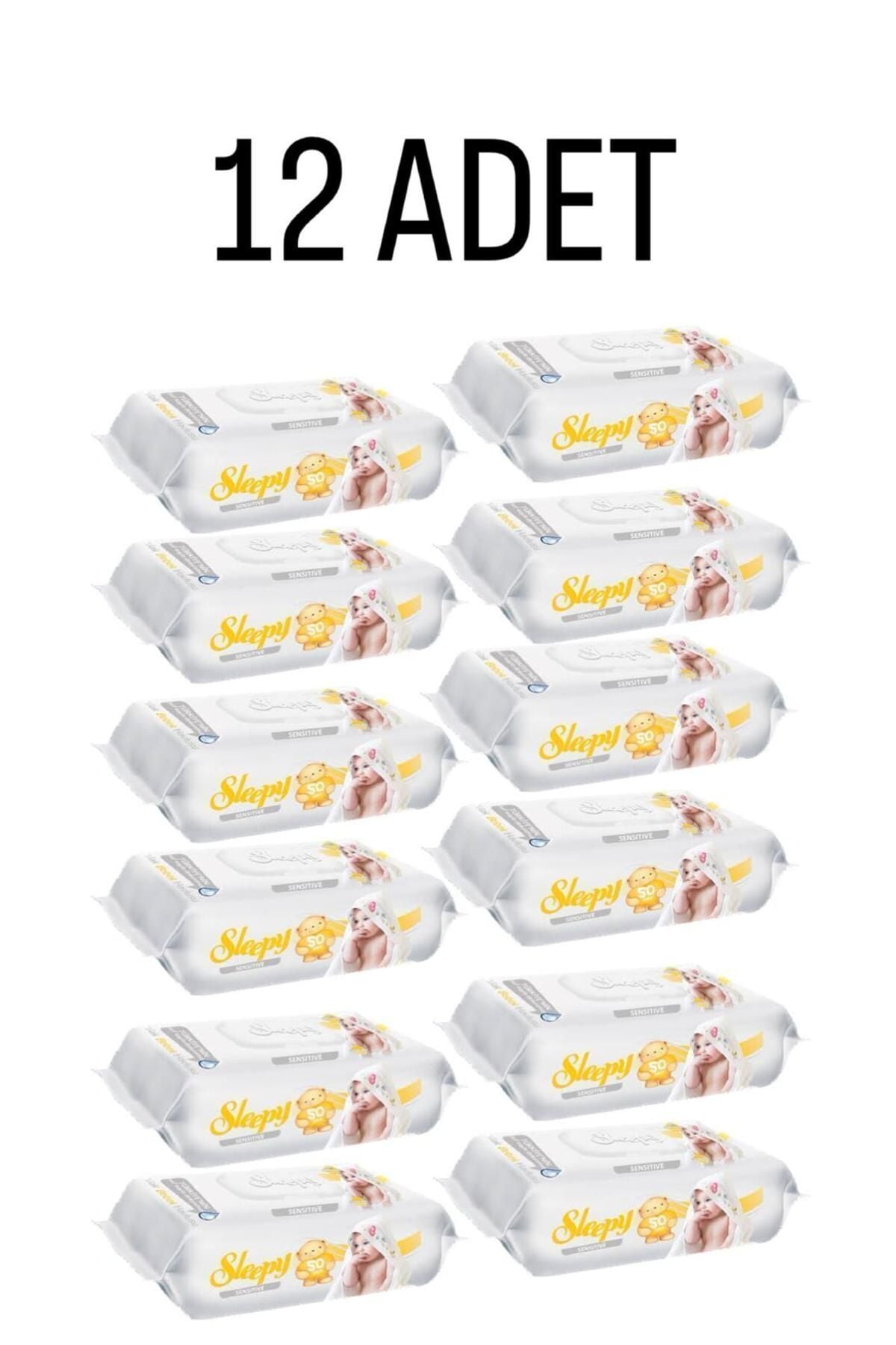Sleepy Sensitive Islak Havlu 12x90 Lı 12 Paket 1080 Yaprak