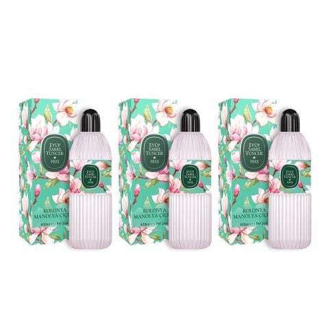 Eyüp Sabri Tuncer Manolya Çiçeği Kolonyası 400 ML x 3 Adet