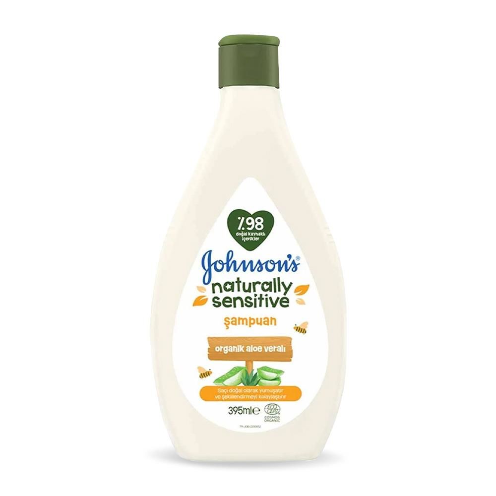 Johnson's Naturally Sensitive Aloe Veralı Bebek Şampuanı 395ml