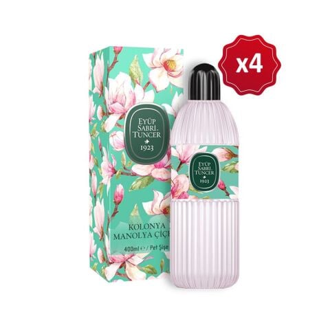 Eyüp Sabri Tuncer Manolya Çiçeği Kolonyası 400 ML x 4 Adet