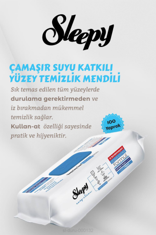Sleepy Çamaşır Suyu Katkılı Yüzey Havlusu 6 AL 5 Öde Hediyeli