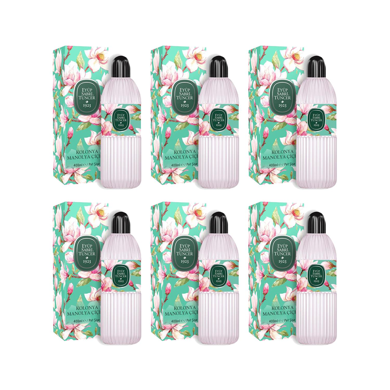 Eyüp Sabri Tuncer Manolya Çiçeği Kolonyası 400 ML x 6 Adet