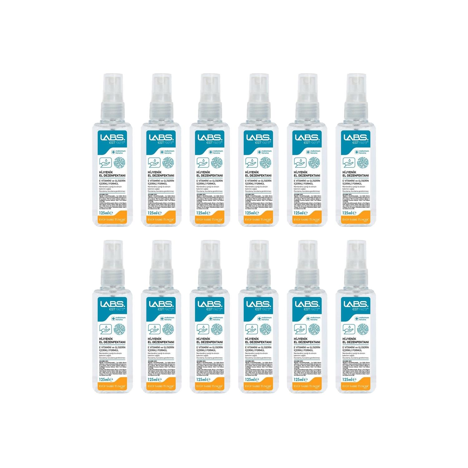 Eyüp Sabri Tuncer Labs El Dezenfektanı 125 ml x 12 Adet