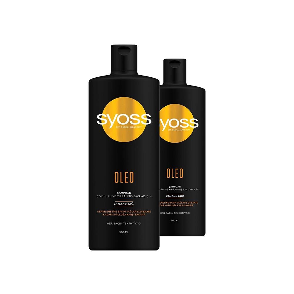 Syoss OLeo 21 Derinlemesine Bakım Şampuan 500 Ml x 2